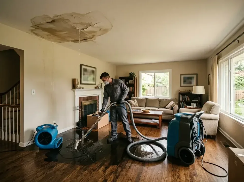 attic-pipe-burst-ceiling-drip-008 — frequently asked questions, Water Damage Restoration & Carpet Care in Madisonville, KY